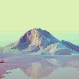 HD minimalist river wallpaper