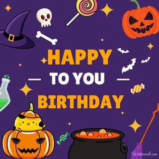 Halloween birthday wallpaper