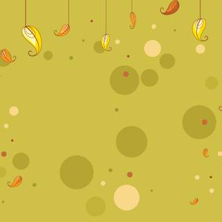 Autumn leaf design wallpaper