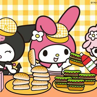 Kuromi Thanksgiving wallpaper