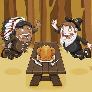 Thanksgiving ultrawide wallpaper