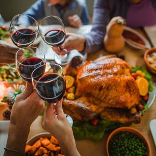 Thanksgiving wine wallpaper
