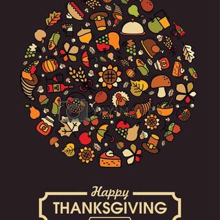 Thanksgiving vector wallpaper