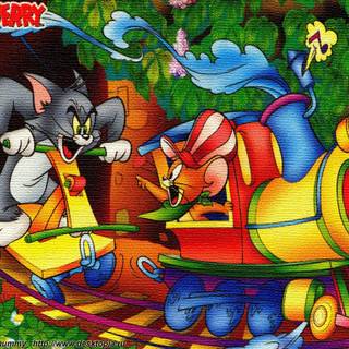 Tom and Jerry Christmas wallpaper