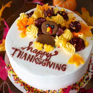 Thanksgiving cake wallpaper