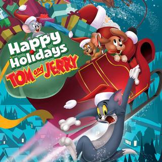 Tom and Jerry Christmas wallpaper