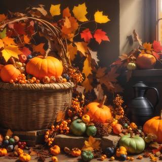 Harvest Thanksgiving wallpaper