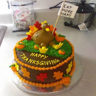 Thanksgiving cake wallpaper