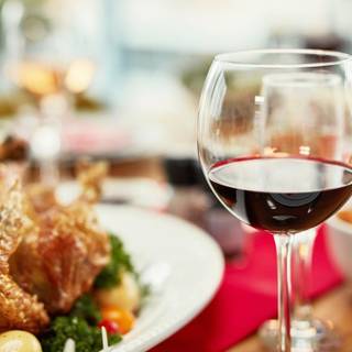 Thanksgiving wine wallpaper
