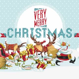 Children Christmas wallpaper