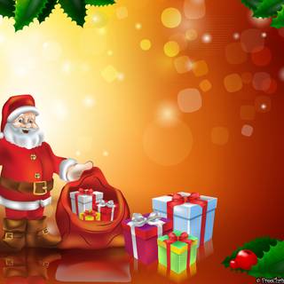Children Christmas wallpaper