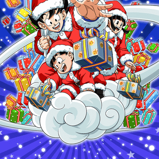 DBZ Christmas wallpaper