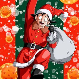 Dragon Ball Z Christmas wallpaper