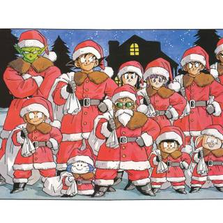 Vegeta Christmas wallpaper