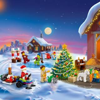 Christmas Lego wallpaper