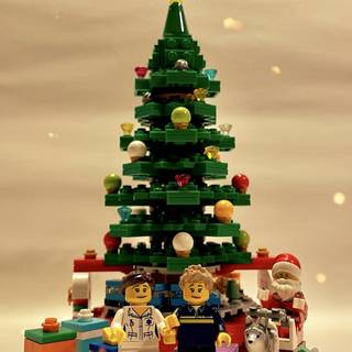 Christmas Lego wallpaper