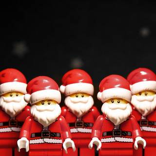 Christmas Lego wallpaper