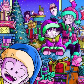 Dragon Ball Z Christmas wallpaper