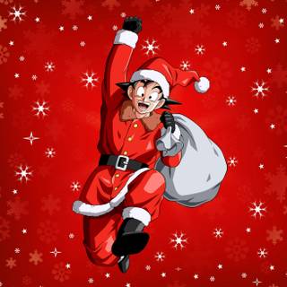 Dragon Ball Z Christmas wallpaper
