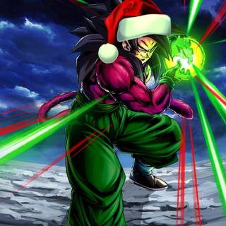DBZ Christmas wallpaper