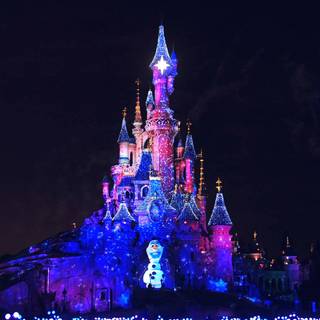Disney castle 4k wallpaper