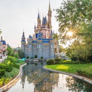 Disney castle 4k wallpaper