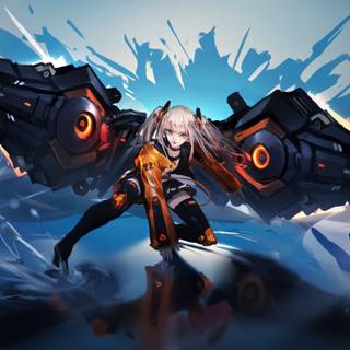 4k PC girl wallpaper