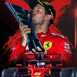 Vettel phone wallpaper