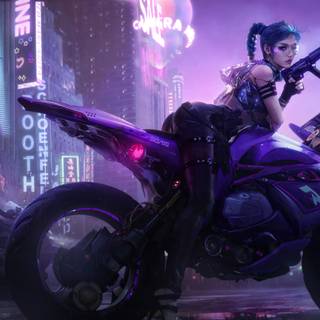 4k PC girl wallpaper