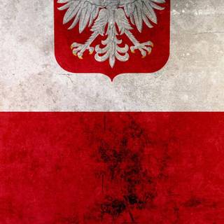 Polish flag iPhone wallpaper