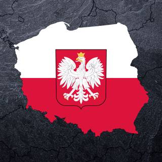 Polish flag iPhone wallpaper