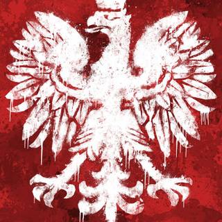 Polish flag iPhone wallpaper
