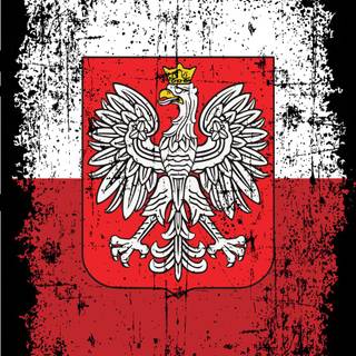 Polish flag iPhone wallpaper
