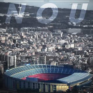 Camp Nou phone wallpaper