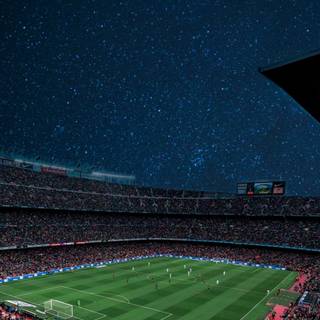 Camp Nou phone wallpaper