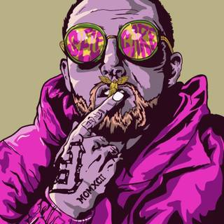 Mac Miller phone wallpaper