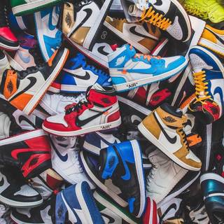 Jordan shoes iPhone wallpaper