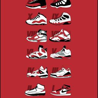 Jordan shoes iPhone wallpaper