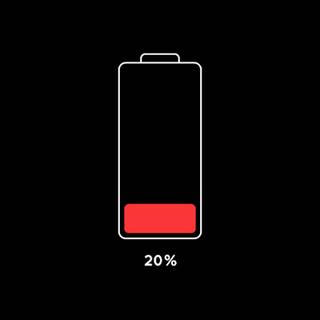 Phone battery wallpaper