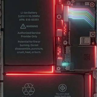 Phone battery wallpaper