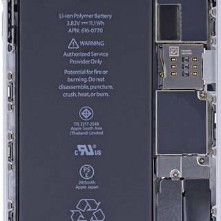 Phone battery wallpaper