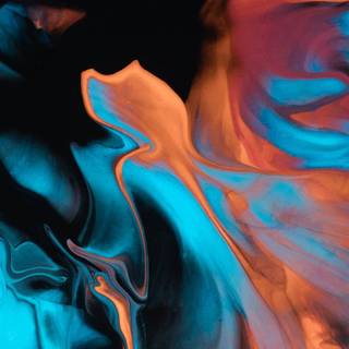 Cyan iPhone wallpaper