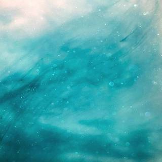 Cyan iPhone wallpaper