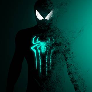 Cyan iPhone wallpaper