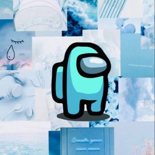 Cyan iPhone wallpaper