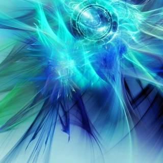 Cyan iPhone wallpaper