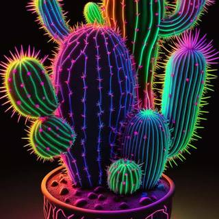 Cactus iPhone wallpaper