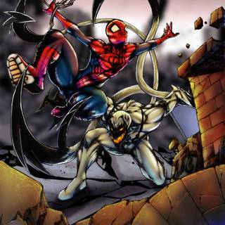 Anti-Venom Spider-Man wallpaper