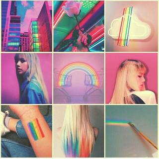 Rainbow Blackpink wallpaper