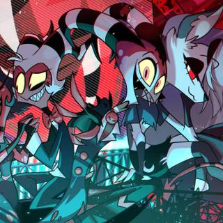 Helluva Boss characters wallpaper